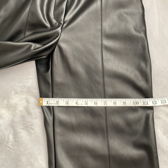 π Dynamite Wide Leg Faux Leather Black 6 NWT - Picture 12 of 16
